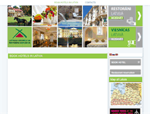 Tablet Screenshot of hotelsinlatvia.lv